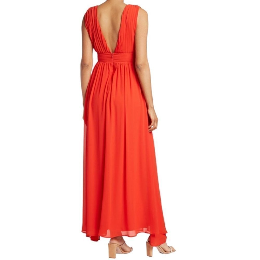 Love X Design Athen Plunging V-Neck Maxi Dress, Red, NWT - Picture 2 of 13